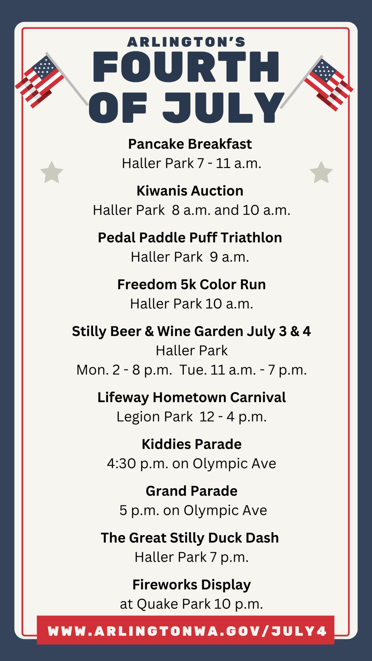 Arlington’s Fourth of July Grand Parade 2023 - Stilly Valley Chamber of ...